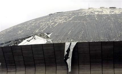 Superdome Damage