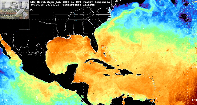 Katrina Water Temp