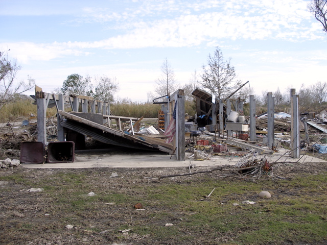 Destroyed House